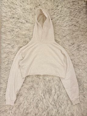 Tna The Perfect Crop Hoodie Light - Heather Oatmeal